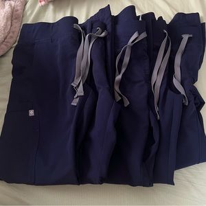 Bottom Navy Blue Fig Scrubs